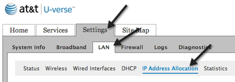 State fix. Static IP address.