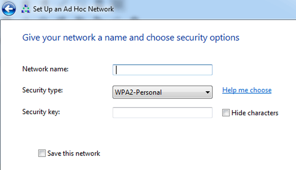 Security type