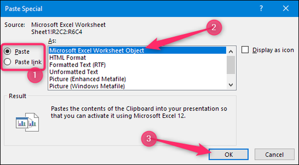 Как вставить в эксель презентацию powerpoint