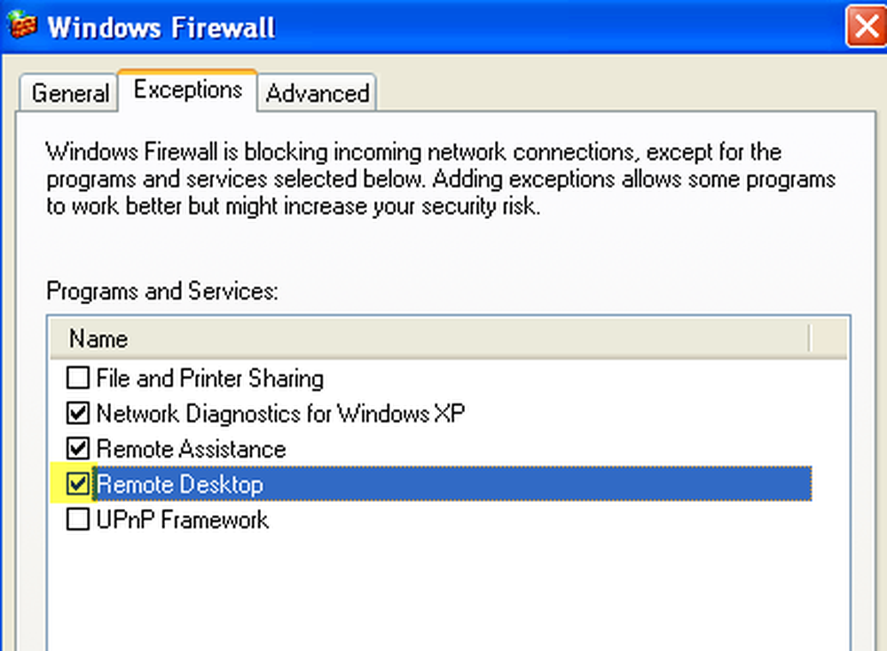 Generic exception. RDP. Windows Firewall: allow Remote Administration exception