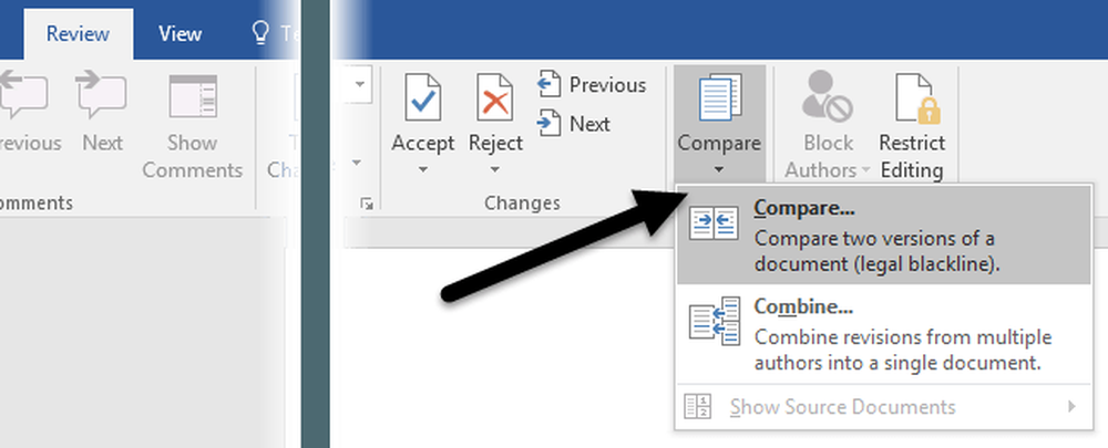 Сравнить документы word