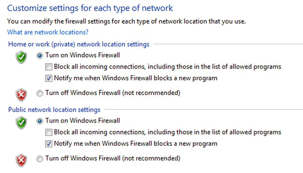 Error opening windows firewall. Connection_refused , -102.