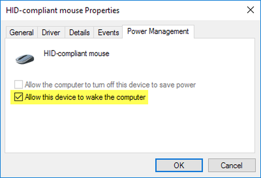 Windows mouse driver