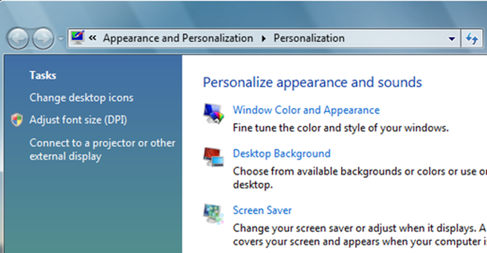 Personal tasks. Windows Vista recycle bin. Change appearance icon.