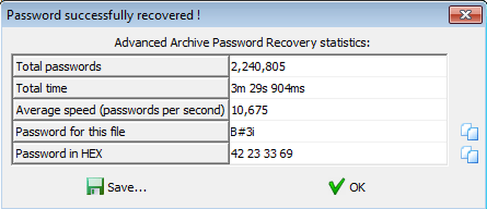 Password archive. Elcomsoft password Recovery