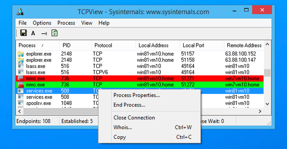 TCPVIEW. Главное окно программы TCPVIEW. TCPVIEW как пользоваться. TCPVIEW для чего используется. Processing options