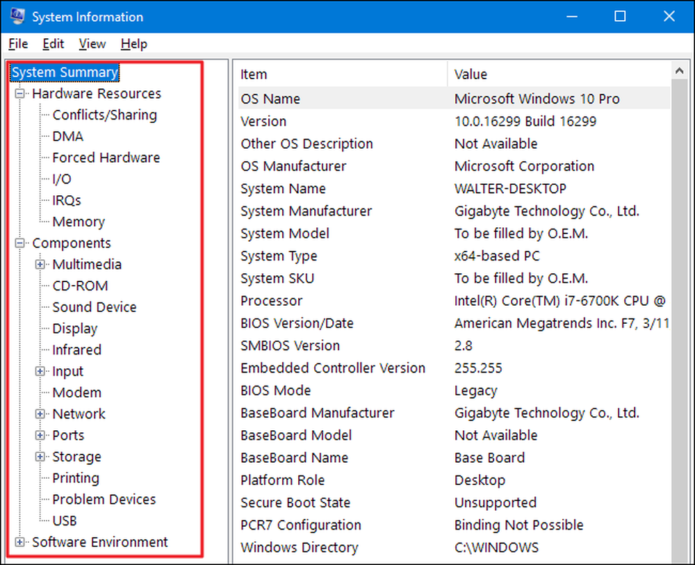 Check system memory. How to check Computer specs.