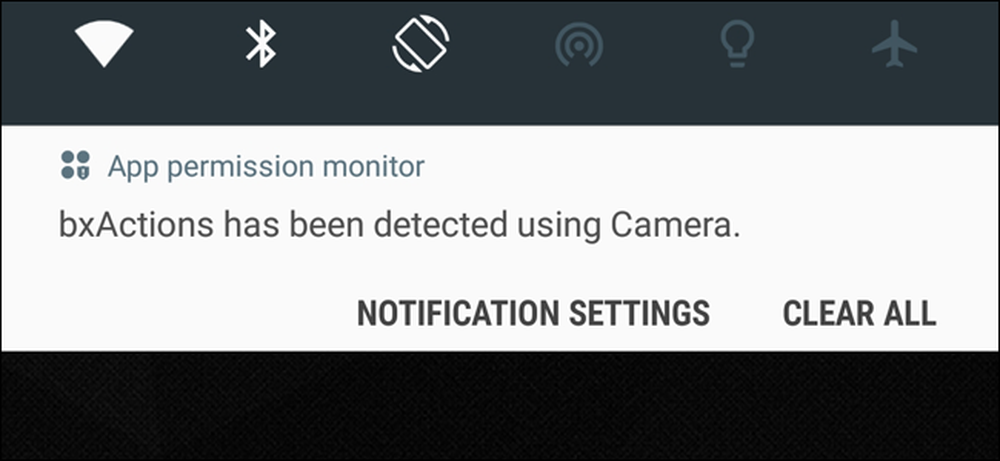 Permission monitoring