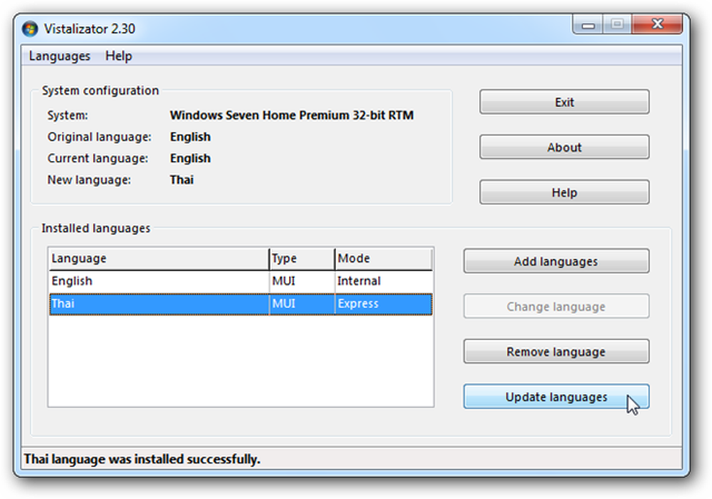Updates lang. Программа для автоматической смены языка. Vistalizator.