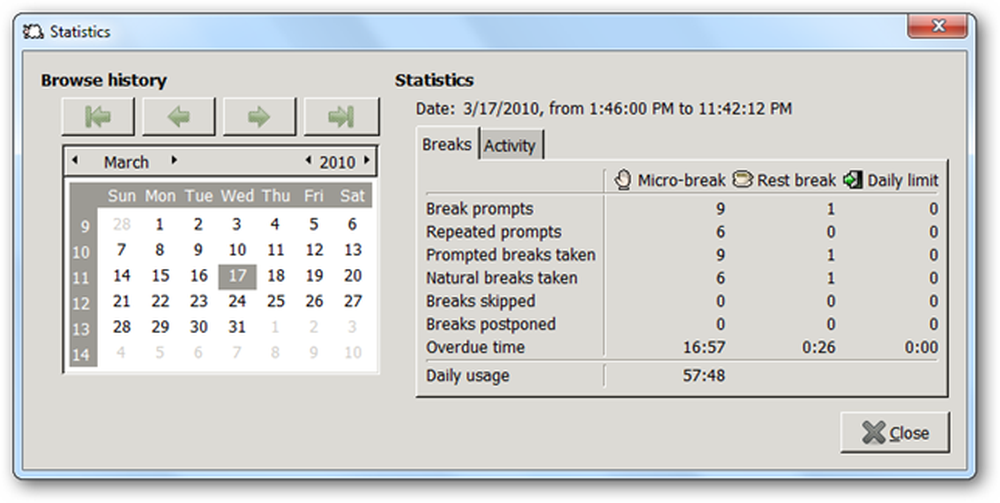 Browser stat