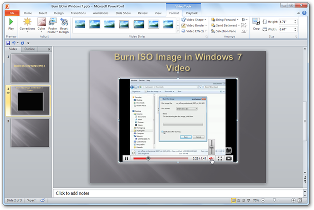 Как вставить видео из интернета в презентацию powerpoint