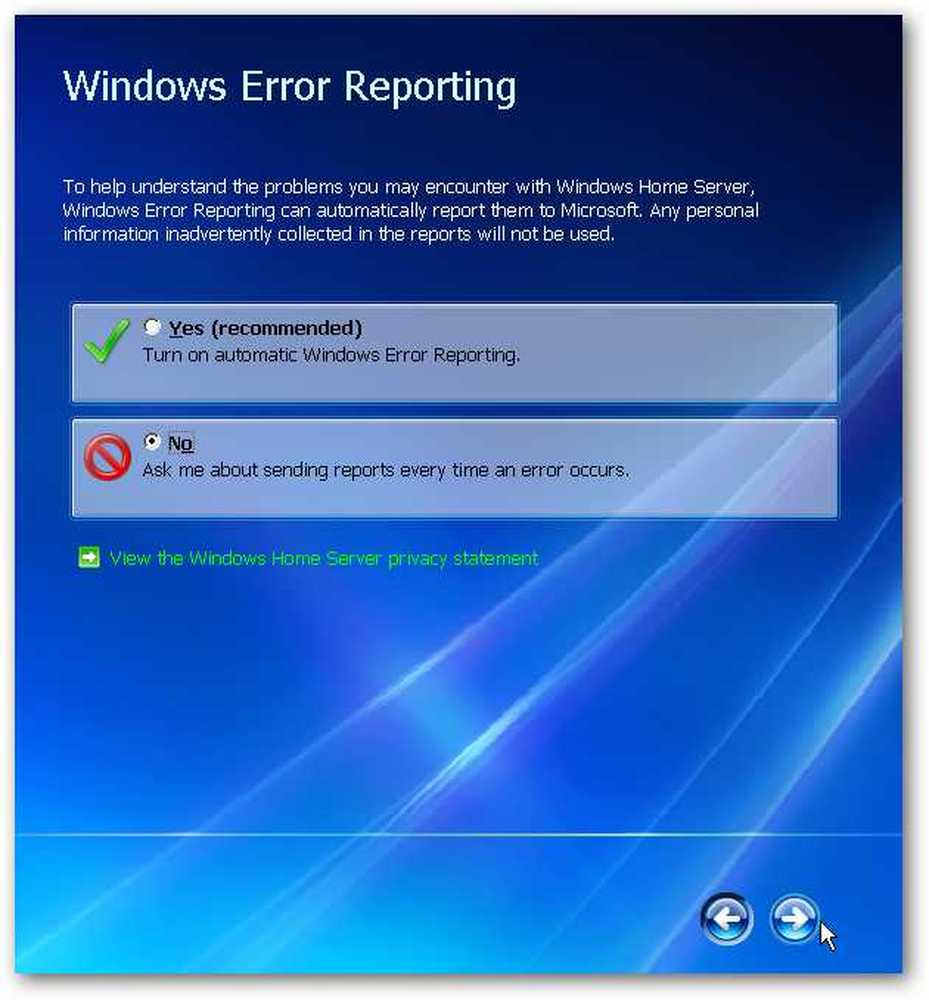 Error reporting 1