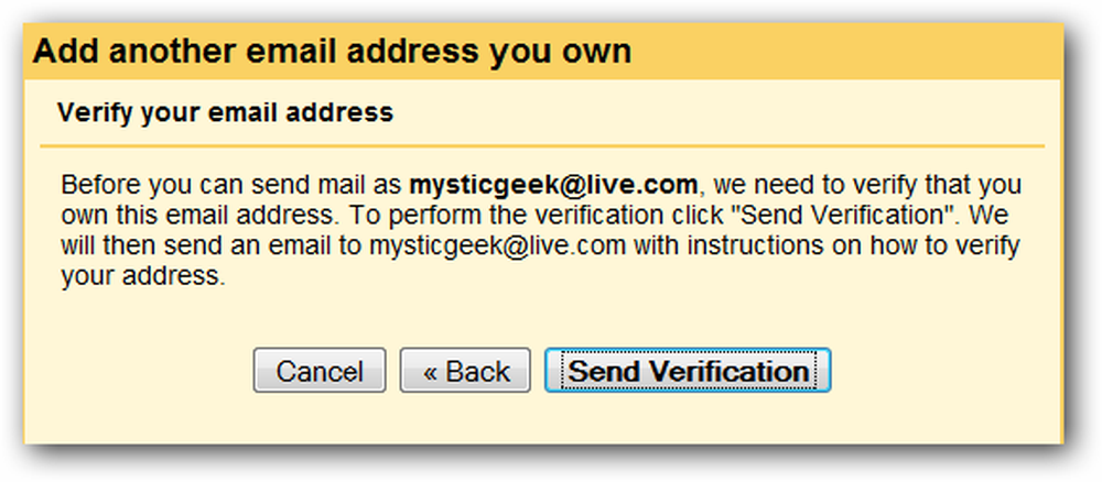 Be get mail. Your email address need to verify. New email addresses