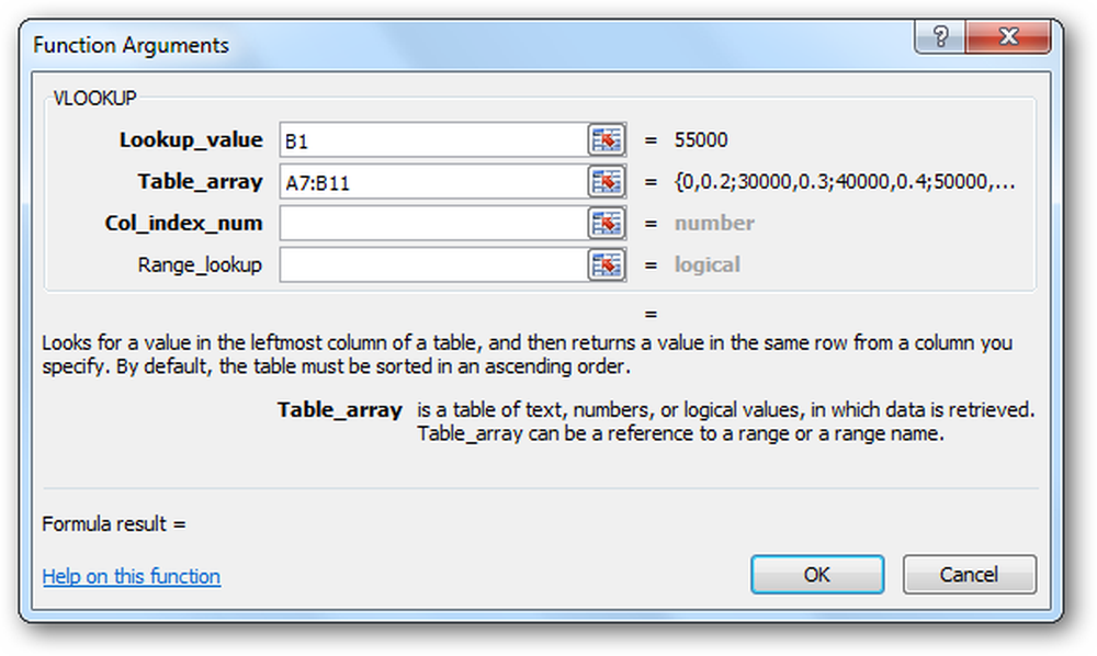 Too few arguments to function php. Vlookup function.