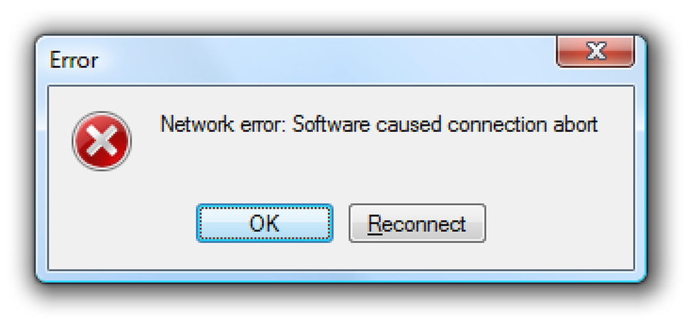 Network error connection