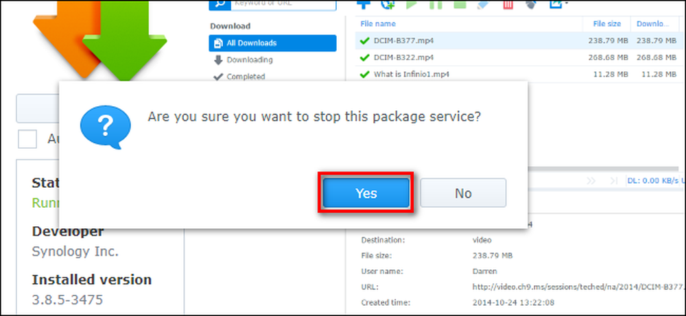 Packet disable. Synology moments не входит в список приложений nas.