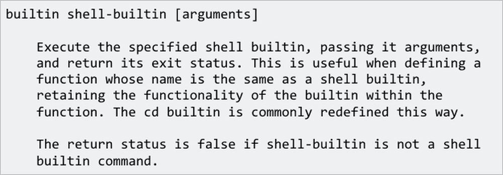 Shell builtin