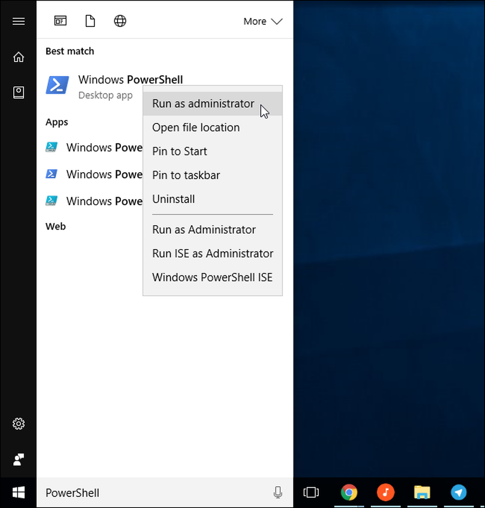 Powershell меню