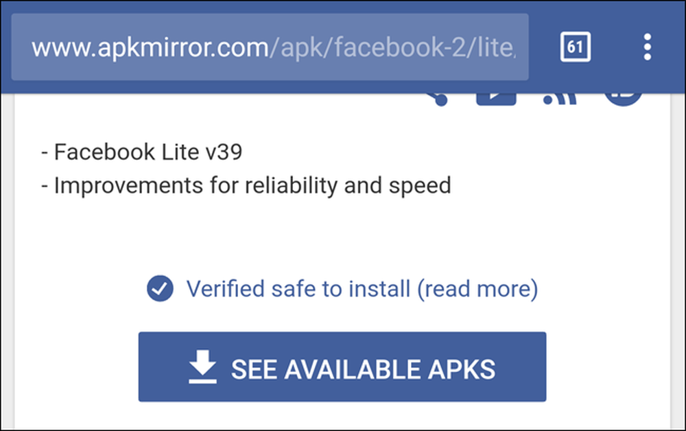 Установить facebook