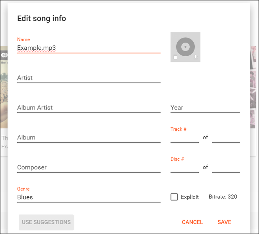 Example mp3. Song info.