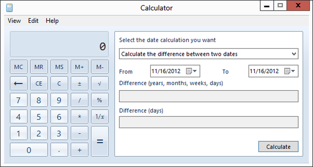 Як виконати розрахунки дати в калькуляторі Windows.