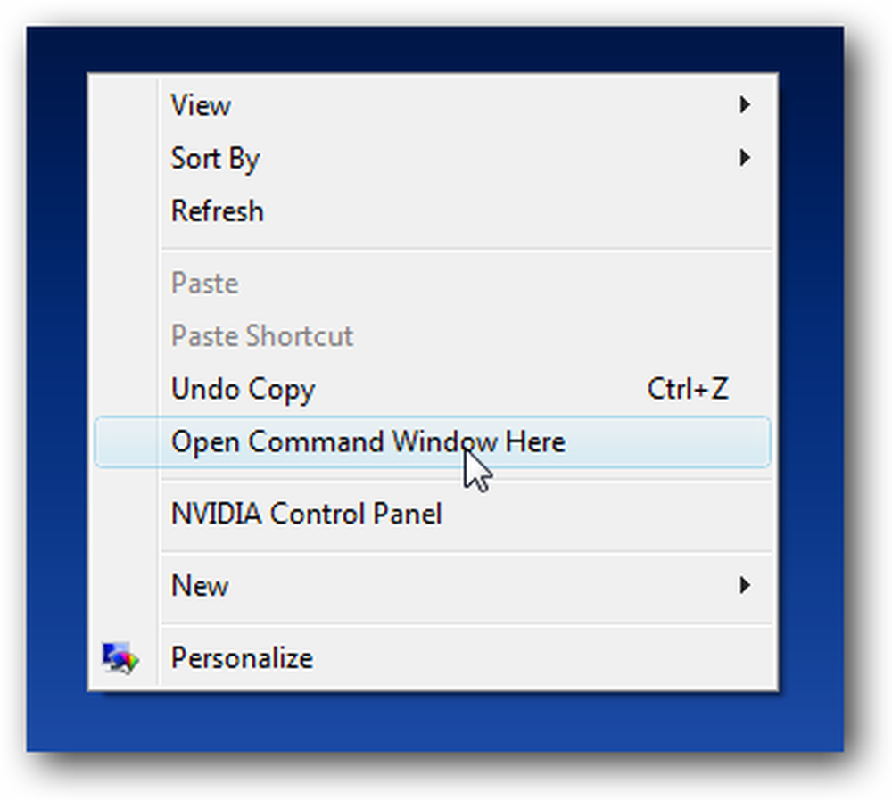 Windows правый клик меню. Command Window. Open Command line here. Open a Command-Window -.