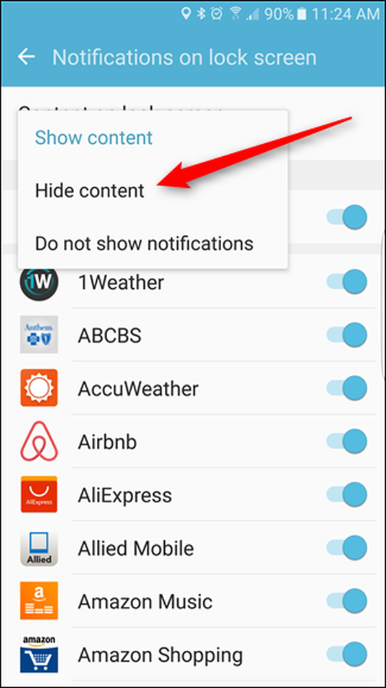 Notification content. Android Hide sensitive Notifications. Android Hide sensitive Notifications Android 11.