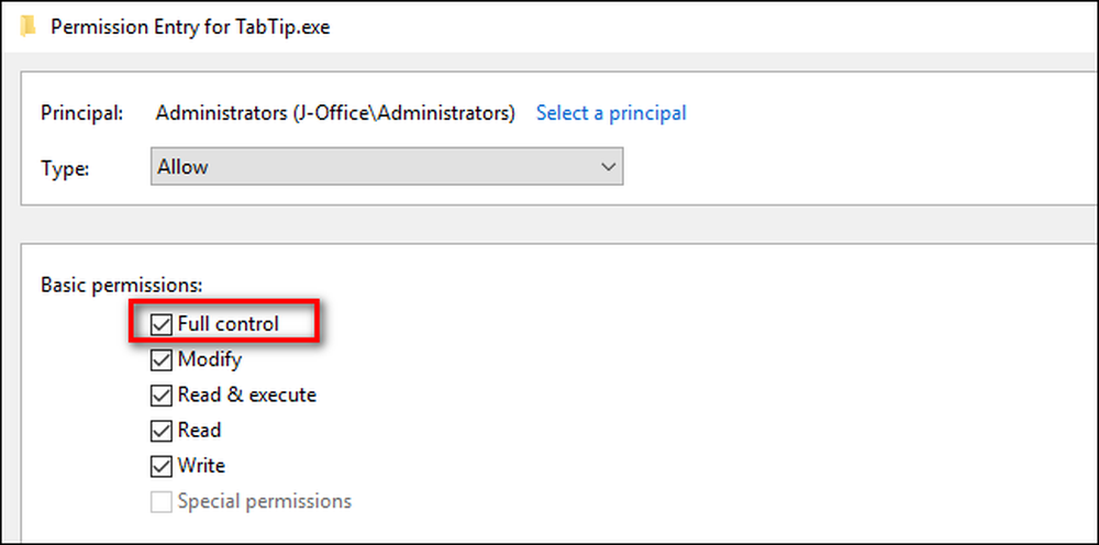 Click allow перевод. Tabtip