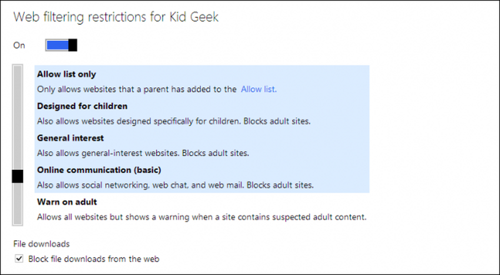 Web exception