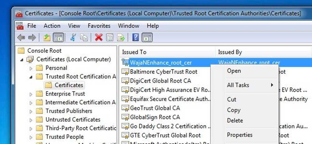 Trusted root Certification Authorities. Russian trusted root.