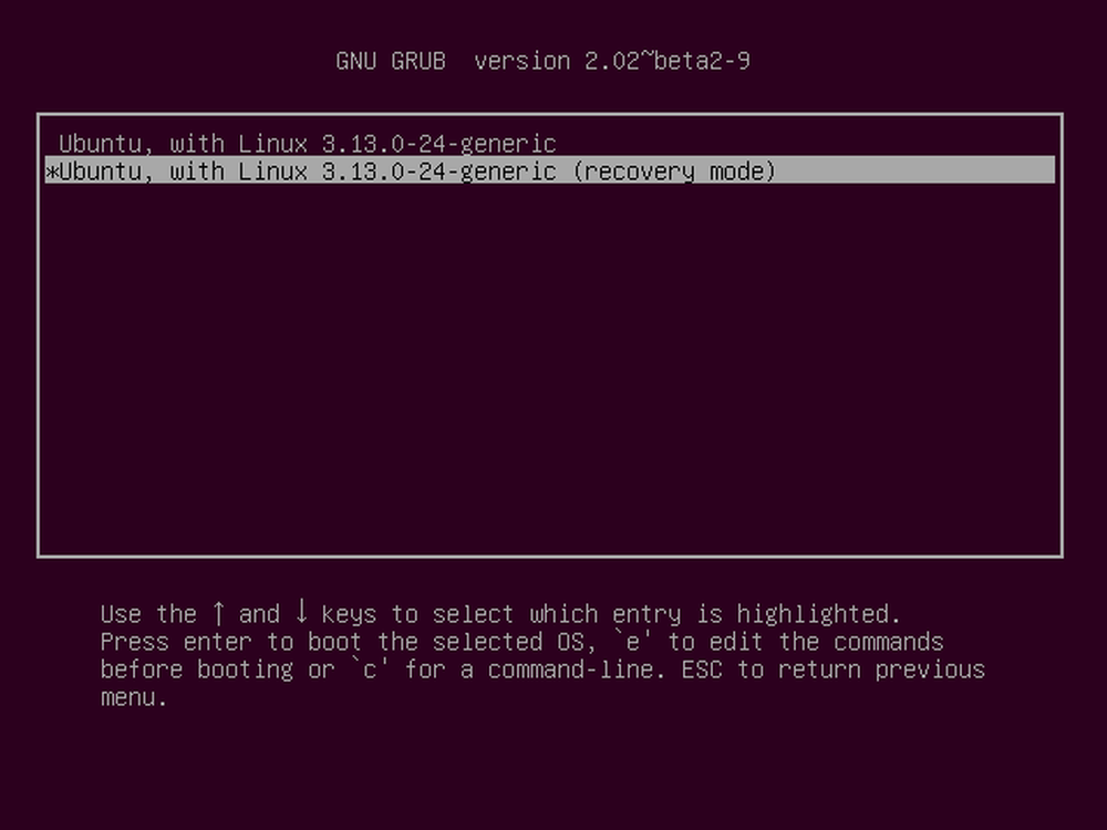 Режим восстановления Ubuntu. Ubuntu Recovery Mode. Восстановление Linux. Grub Linux.