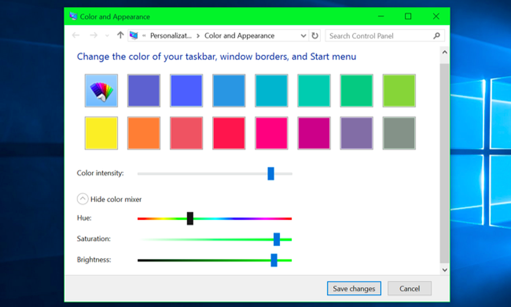 Windows цветовая схема