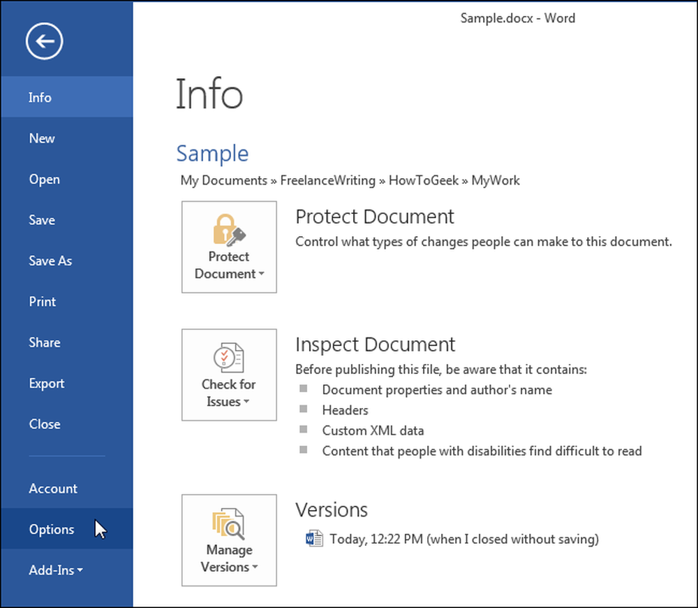 New info. Microsoft Office 2016.
