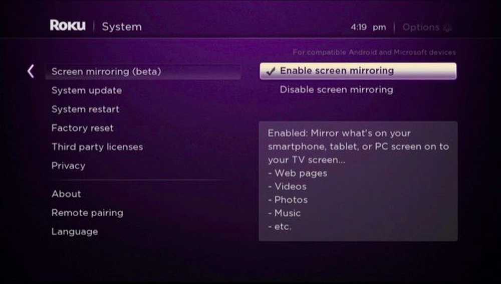 We can t enable