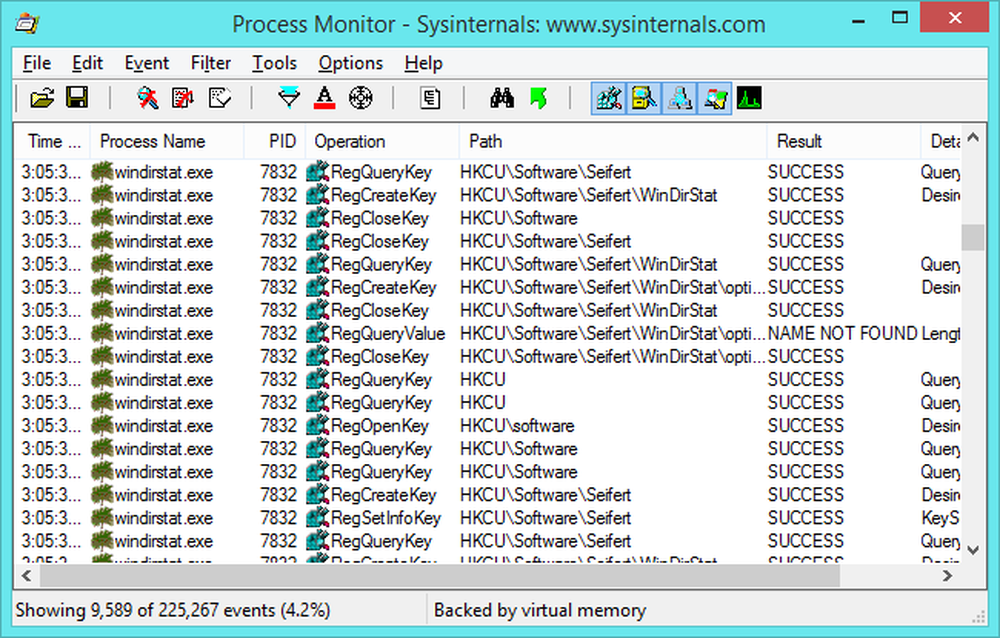 Доступ reg. Process Monitor от Sysinternals. Process Monitor. Dirstat.