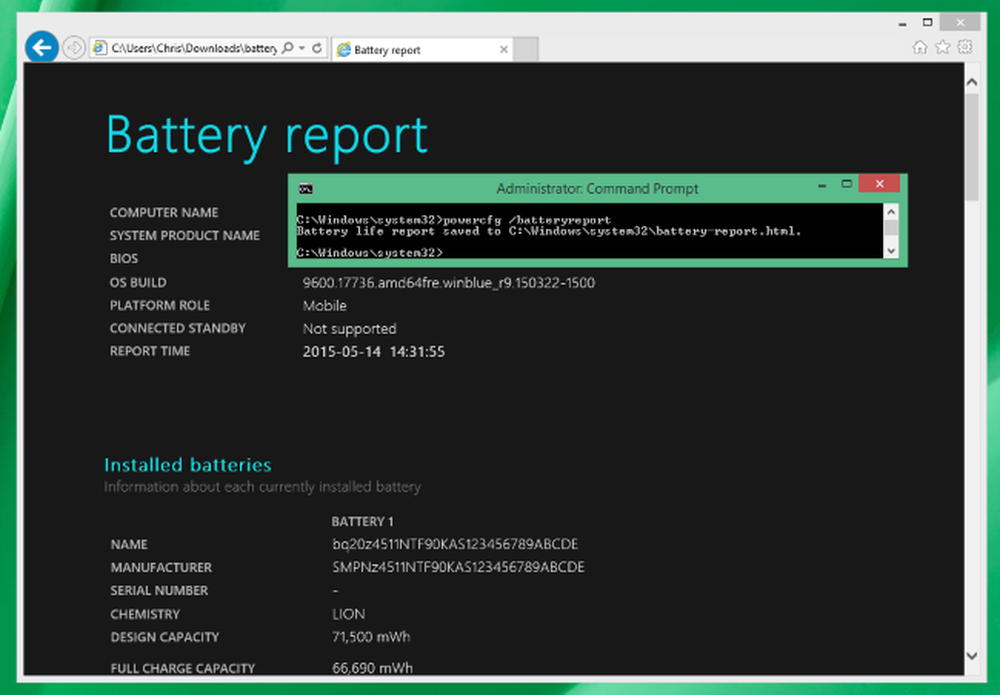 Windows battery