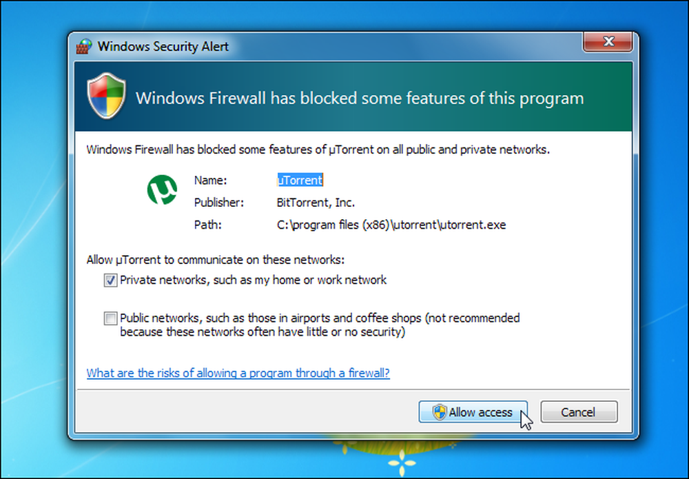 Firewall allow