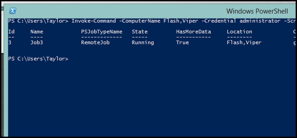 C powershell command. Invoke-Command.