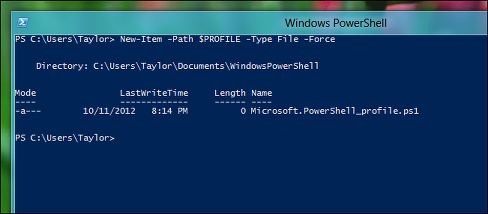 Powershell profile