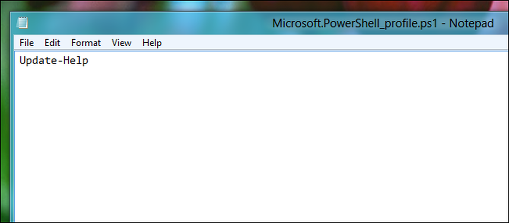 Powershell profile