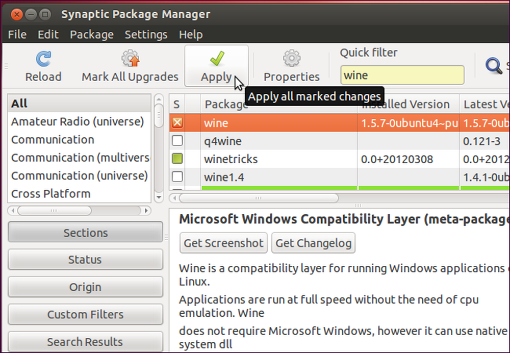 Gui package Manager for Ubuntu. Synaptic Android. Install_failed_Version_Downgrade: package verification Result.