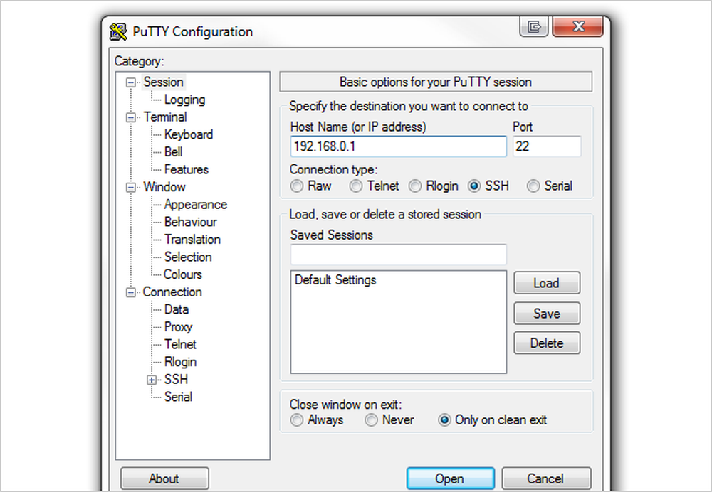 Logging configuration. Putty. Putty SSH. Putty Telnet. Putty удаленный доступ.