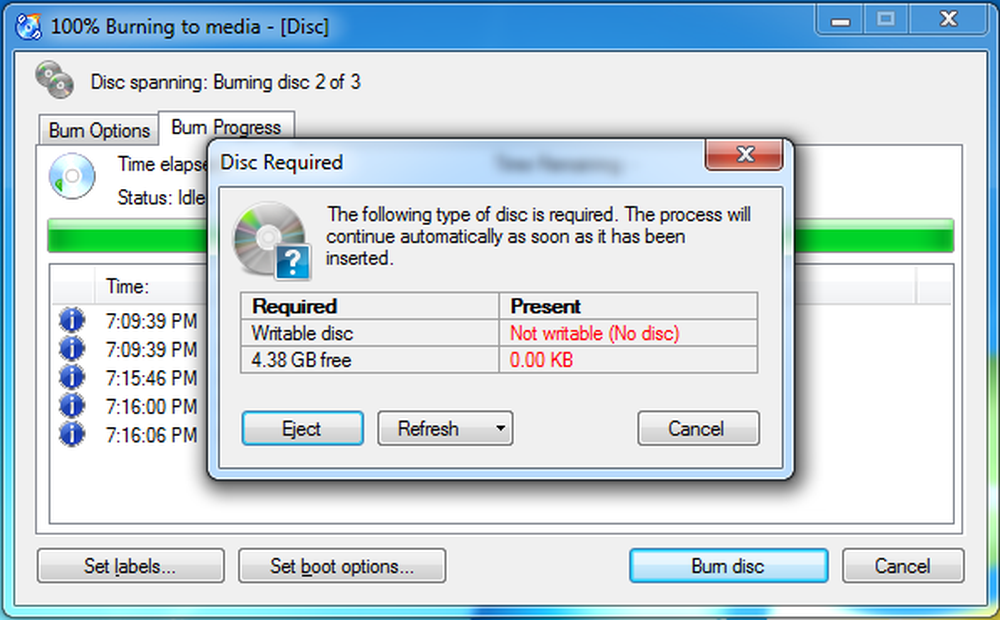 Option disk. Set Disk time. HP определяется как CD. Data Burning.