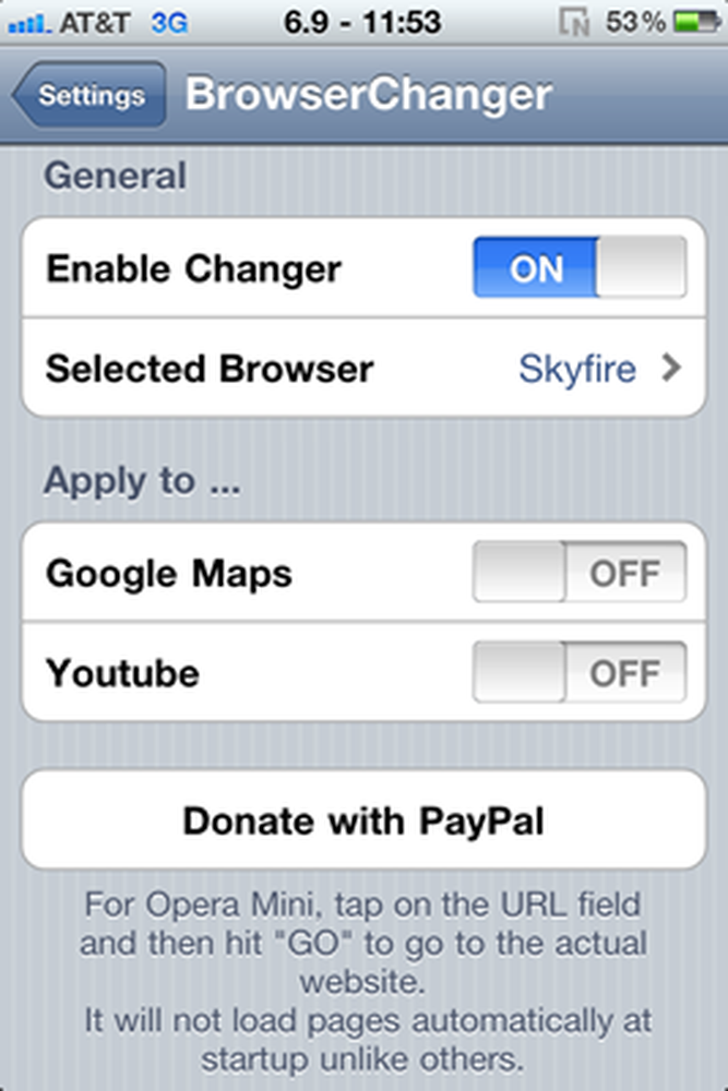 Enable change