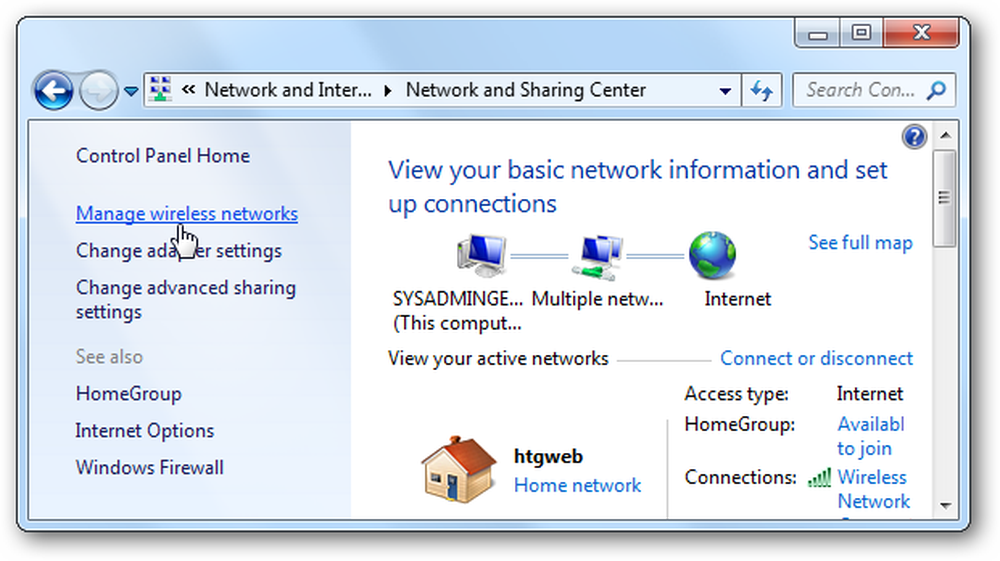 Hal pertama yang perlu Anda lakukan adalah menuju Network and Sharing Cente...