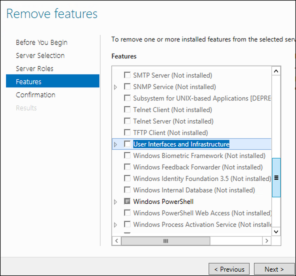 Powershell web. Feature installer.