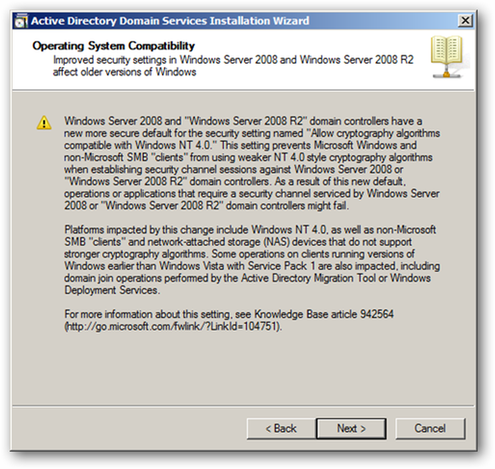 Read only domain Controller. Rits5.0(1)Window installation service. Installation Wizard. Result control