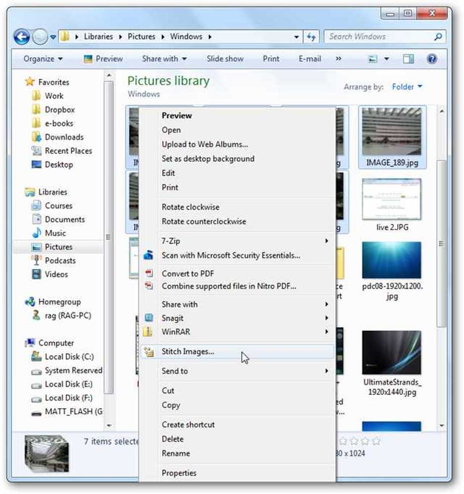 Microsoft image. Редактор составных изображений