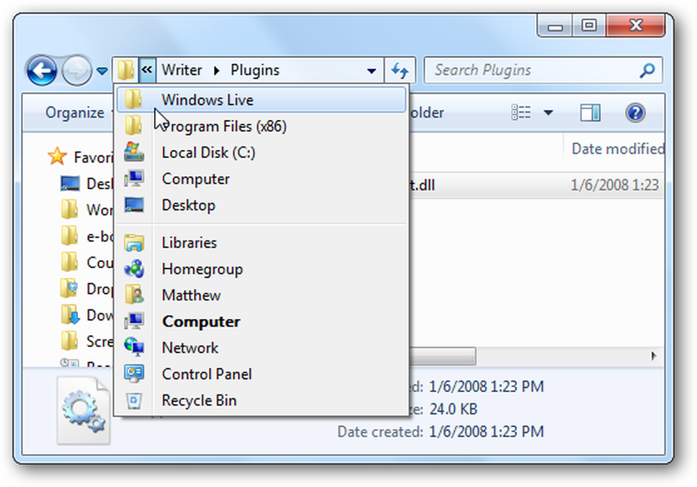 Windows Live writer. Вритер. Plugins folder