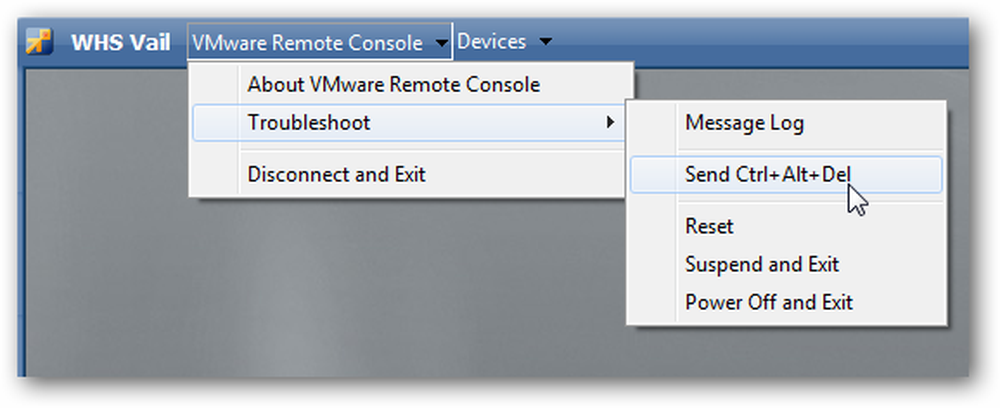 Windows remote console. VMWARE Remote Console.